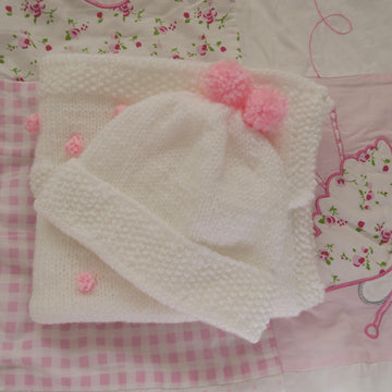 Ophelia Baby Car Seat Blanket & Hat
