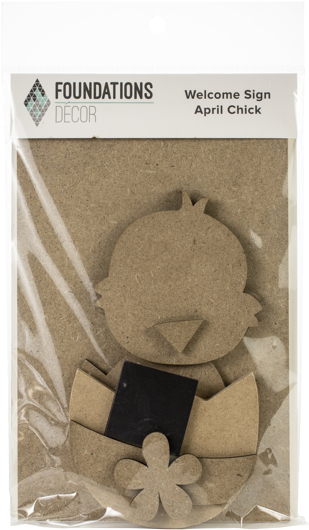Foundations Decor Welcome Sign Kits - April - Chick