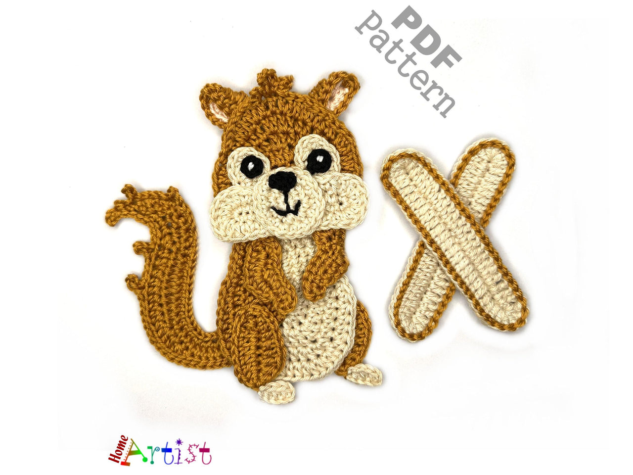 Crochet Animal Alphabet X Xeruse pattern
