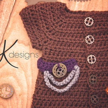 Steampunk Newborn Outfit