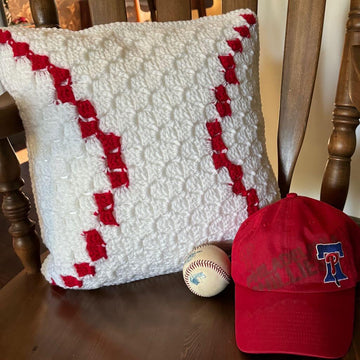 I Love Baseball Pillow