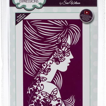 Creative Expressions Craft Dies By Sue Wilson - Perfect Portraits- Papillon Silhouette
