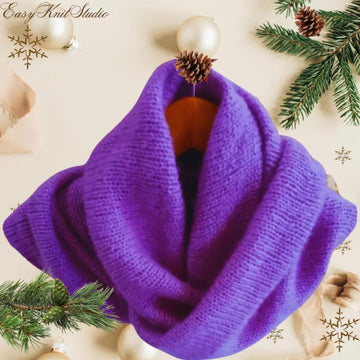 Easy Hooded Cowl Knitting Pattern: Beginner Snood