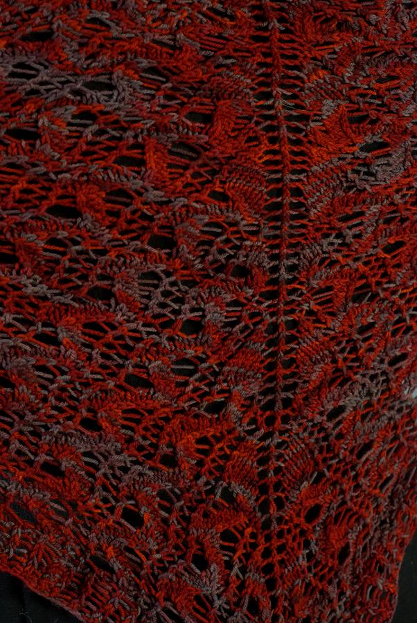 River of Blood Shawl