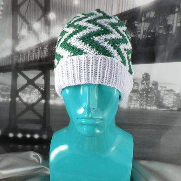 Zig Zag Stripe Beanie