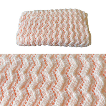 2 Baby Blankets, Arrows & Lacy Zigzags