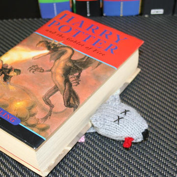 Squashed Rat Knitted Bookmark