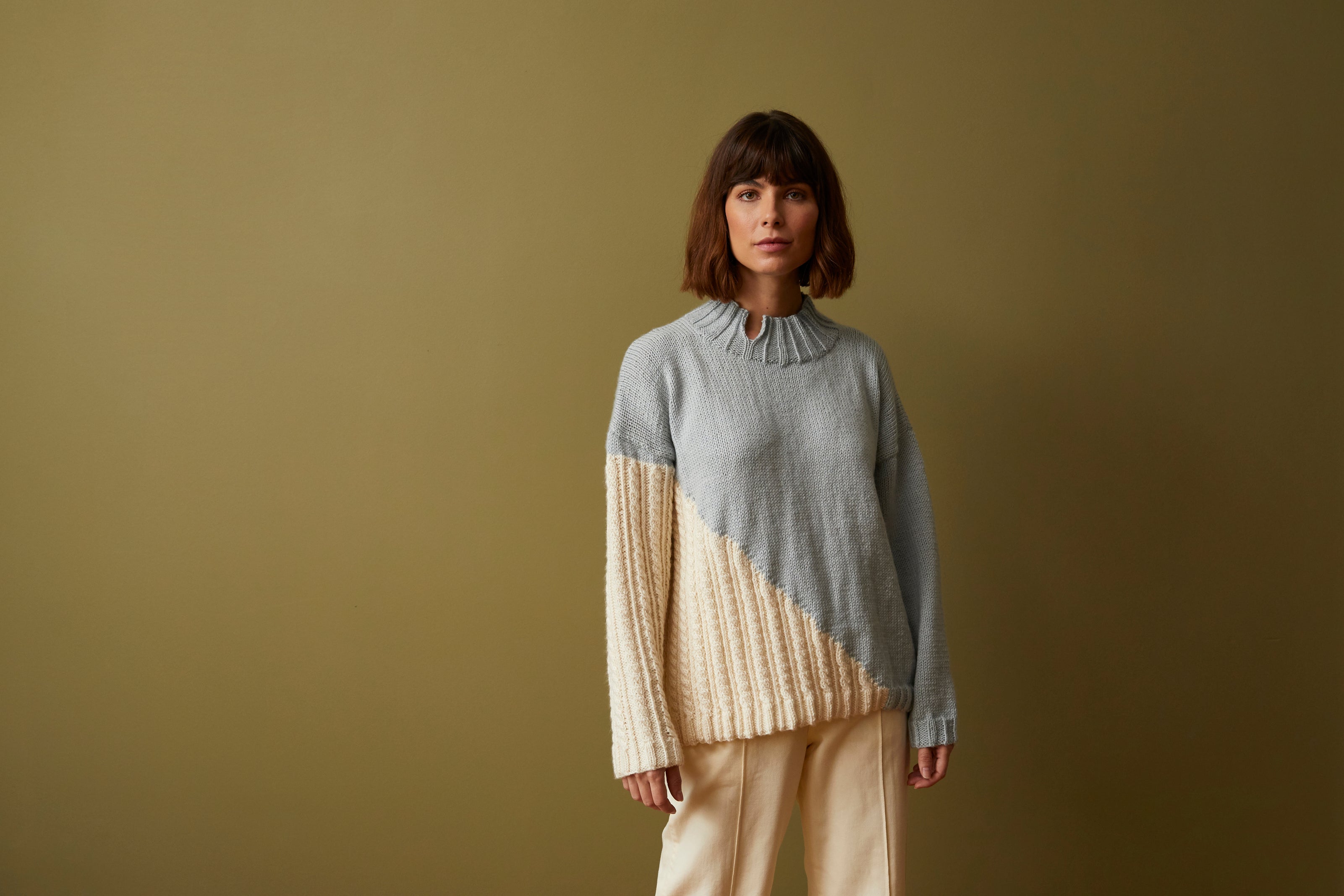 Mara - Jumper Knitting Pattern For Women in Debbie Bliss Cashmerino Aran by Debbie Bliss