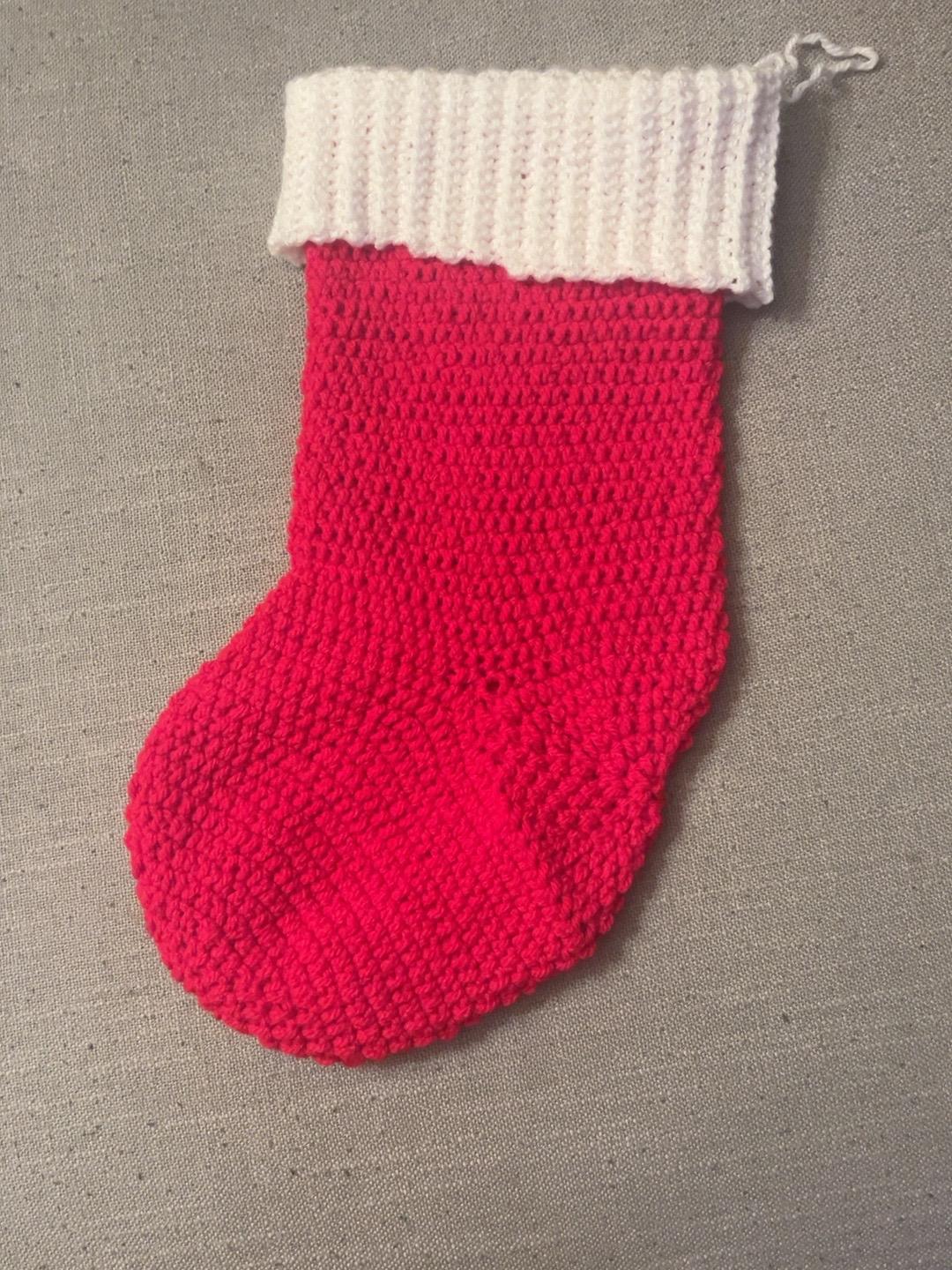 Crochet Christmas stocking