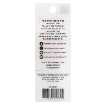 American Crafts Heidi Swapp - Care Free Washi Tape Rolls 8/Pkg