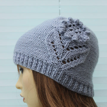 Knittiing pattern Aran Hat Pattern #466