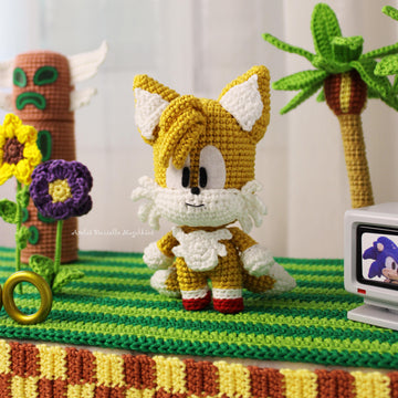 Tails the Fox Amigurumi Crochet Pattern – PDF Digital Download (English)