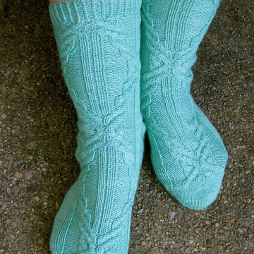 The Cobbler Cabled Socks