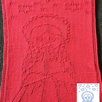 Nr. 338 Mrs. Santa Claus guest towel