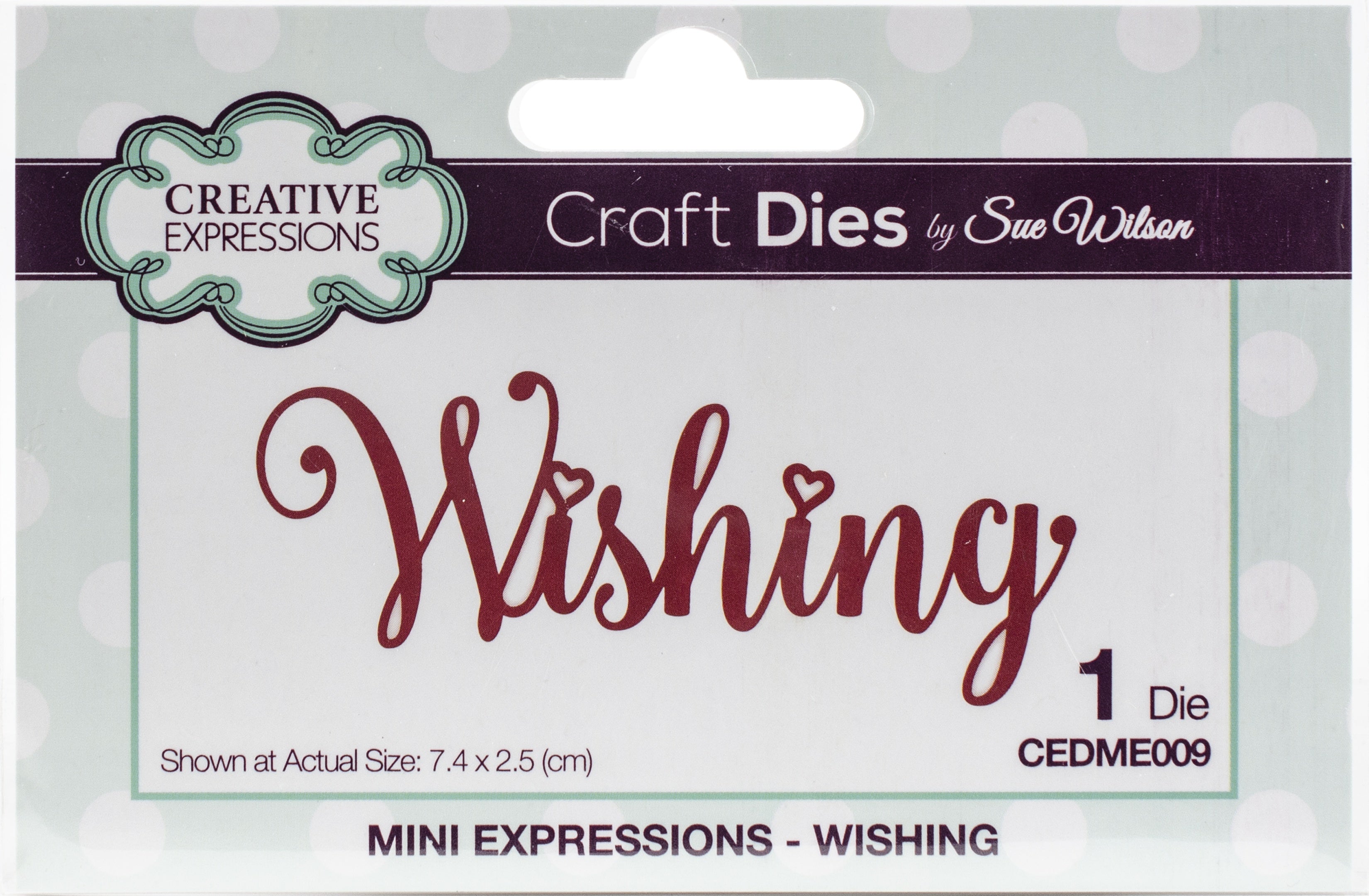 Creative Expressions Craft Dies By Sue Wilson - Wishing