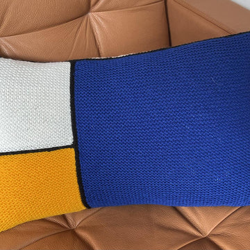 Mondrian inspired pillow cover
