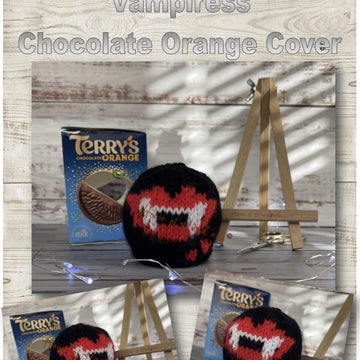 Vampiress Chocolate Orange Cover Knitting Pattern