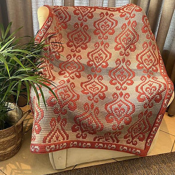 Siren Damask Mosaic Crochet