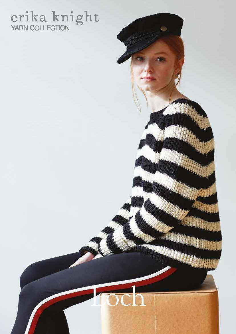 Loch Sweater in Erika Knight Gossypium Cotton - Downloadable PDF