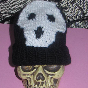 Baby Skull Halloween Beanie