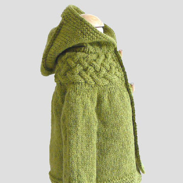 Top-down Baby and Children Cable Yoke Jacket