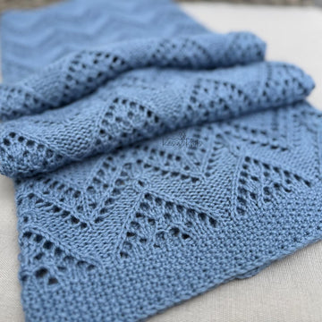 Chevron Cuddle Baby Blanket