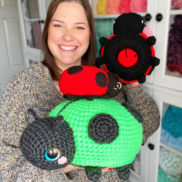 Charlene the Mama Ladybug & her baby