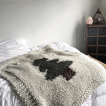 Pine Barrens Afghan | Pine Tree Blanket