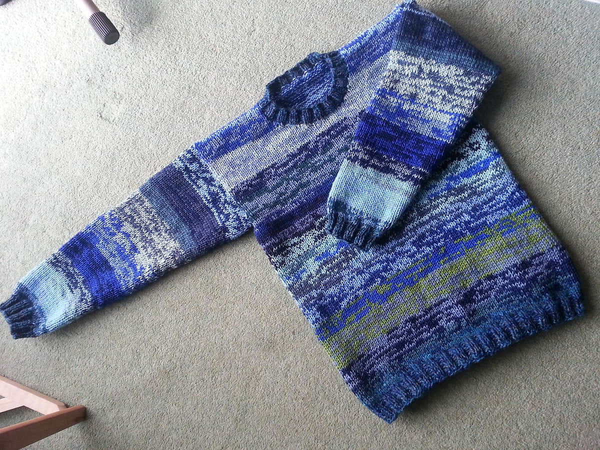 Wacky leftovers jumper