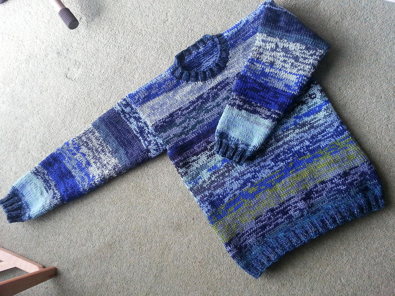 Wacky leftovers jumper