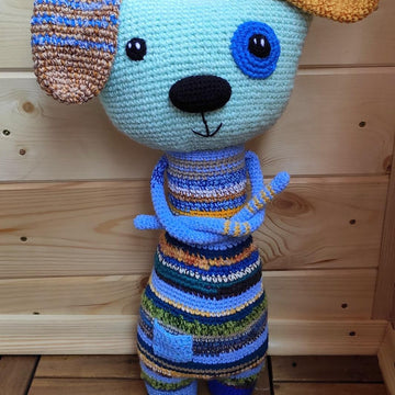 Scrap yarn dog
