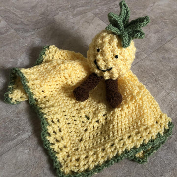 Pineapple Stuffy Lovey Blanket