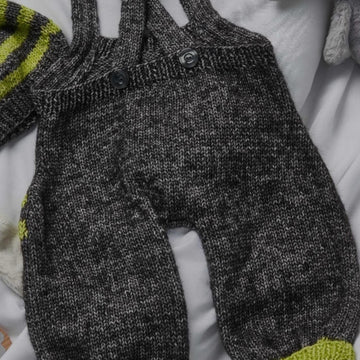Wynn Baby Dungarees and Beanie Hat