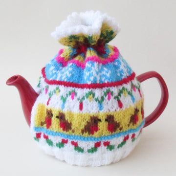 Fair Isle Jingle Bells Christmas Tea Cosy