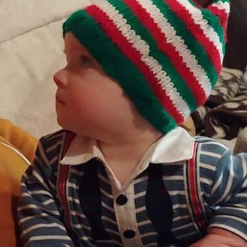 Baby's First Christmas Elf Hat