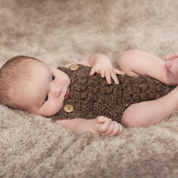Puff Stitch Romper
