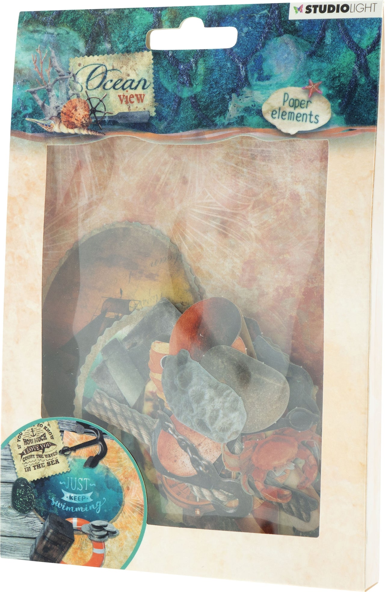 Studio Light Paper Elements Set - #650 Ocean View
