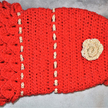 Crocheted Chihuahua dress