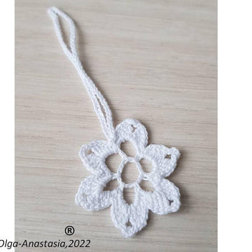 Crochet snowflake 14