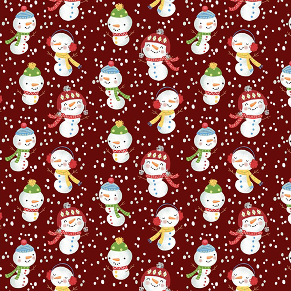 P&B Textiles Christmas Miniatures - Red - PBCHMI4460DR