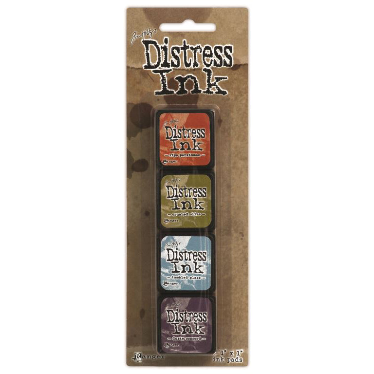 Ranger Tim Holtz Distress Mini Ink Pads 4/Pkg - Kit 8