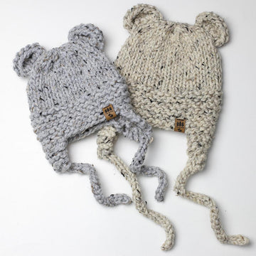 Bear Ears Trapper Hat Toque Baby Children Women Dog Animal