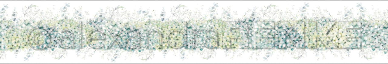 Alexandra Renke Washi Tape 40mmX10m - Hydrangea, Spring