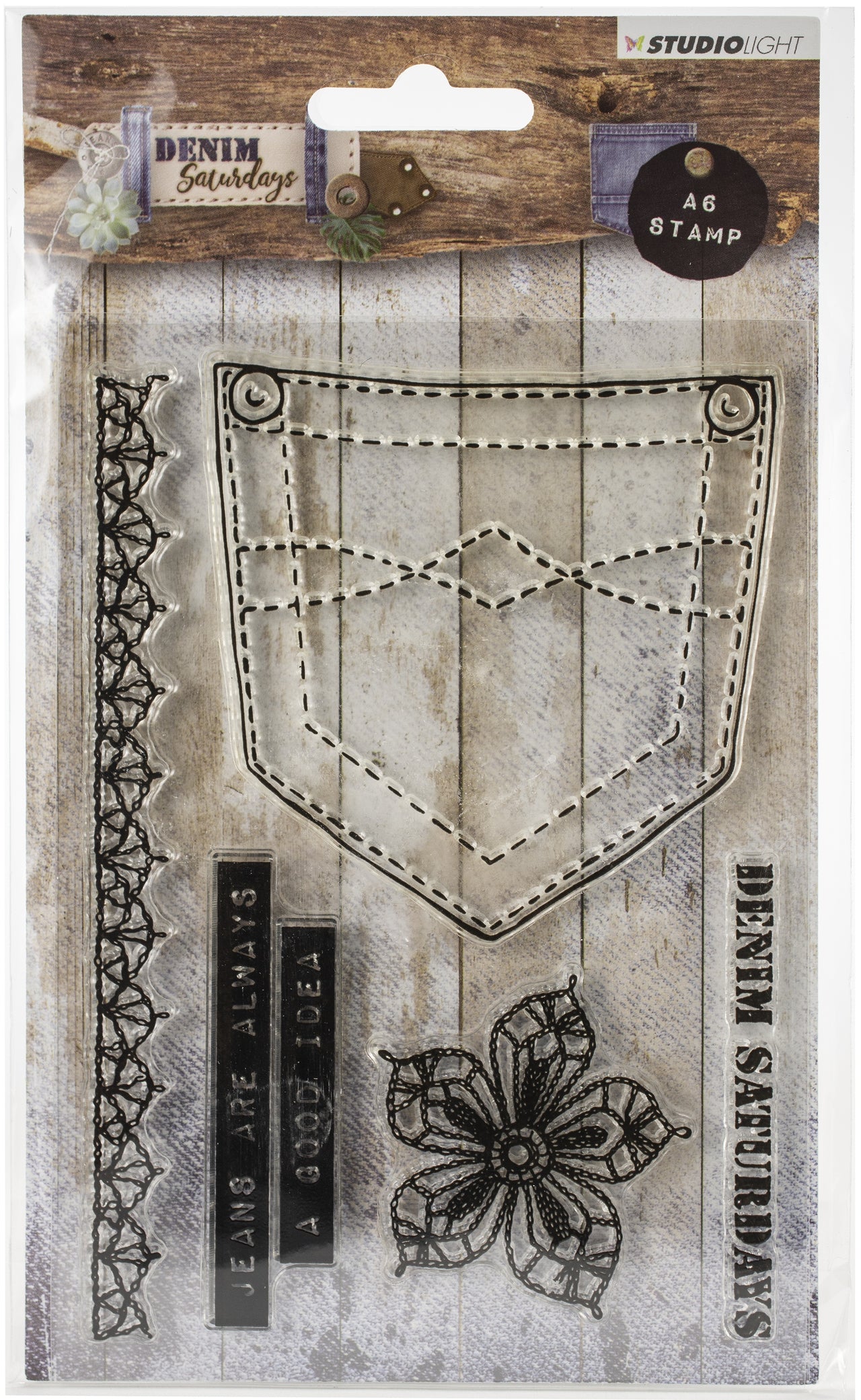 Studio Light Denim Saturdays Stamps - NR. 326