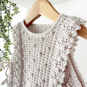 4-6 years – PICOTS Crochet Vest Pattern