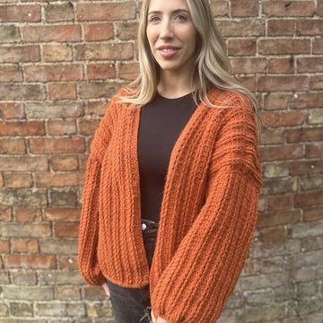 Autumn Walks Rib Cardigan