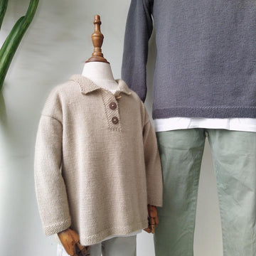 Family polo for boys and men