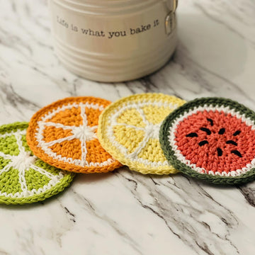 Fruit Slice Coaster Set