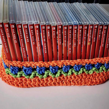 Tulip Stitch Oval Basket