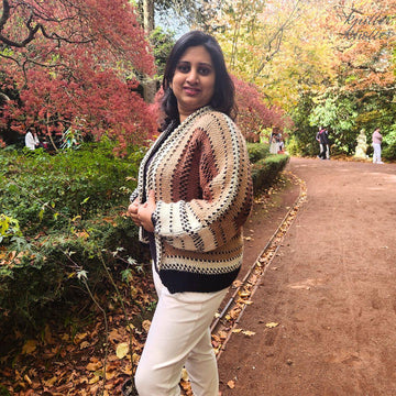 Maya Hexagon Cardigan CAL